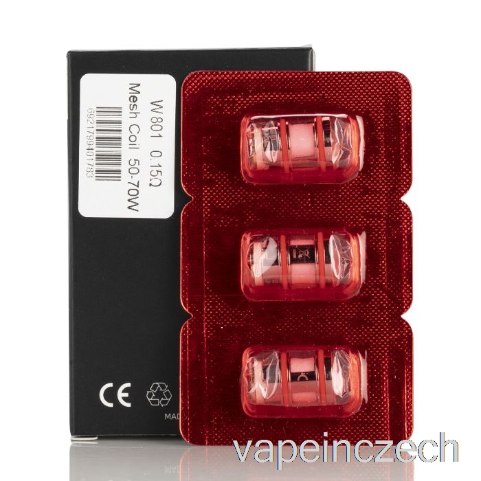 Hellvape X Wirice Launcher W8 Náhradní Cívky 0,15ohm W801 Mesh Coils Vape Bez Nikotinu